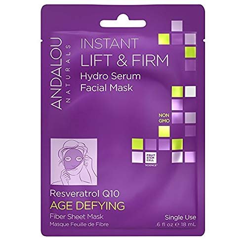 Andalou Naturals Instant Lift & Firm Hydro Serum Beauty Facial Mask 0.6 Fo Pack Of 6 #TOP1
