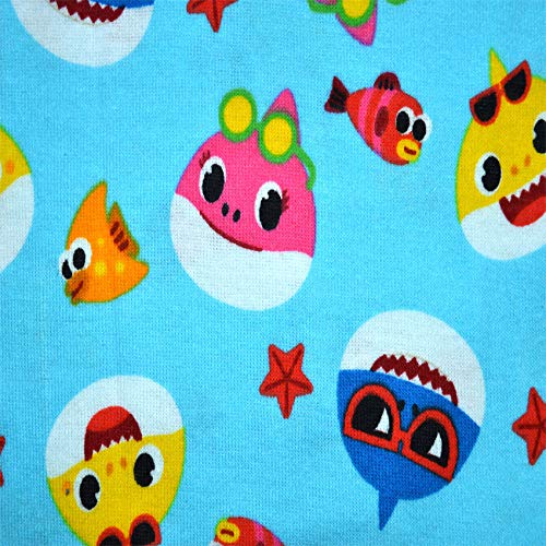 AME Sleepwear Boys Baby Shark Fun in the Sun 4 Piece Cotton Infant Pajamas (18 mo)