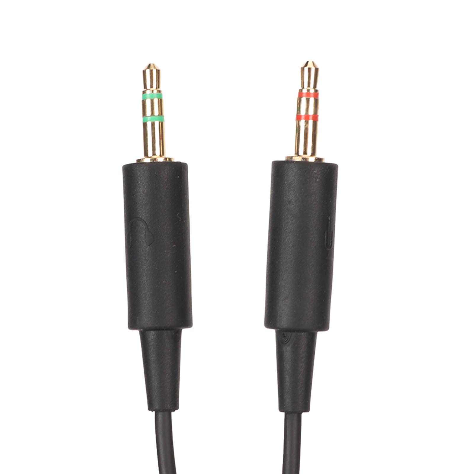 Kopfhörer-Ersatzkabel, Ersatz-Kopfhörerkabel, Kompatibel mit 3,5-mm-Lautstärkeregler-Soundkabel, für MMX300 MMX300 Headset der 2. Generation
