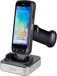 Tera Pro 2023 𝗡𝗲𝘄𝗲𝘀𝘁 Android Barcode Scanner Android 11 with Charging Cradle Pistol Grip 8000mAh Zebra SE4710 Scanner Handheld PDA 1D 2D QR Barcode Reader for Warehouse BT 5.0 4G Wi-Fi GPS P172