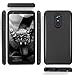 TJS LG Stylo 4 2018/LG Stylo 4 Plus/LG Q Stylus/LG Q Stylus Plus/LG Q Stylus Alpha Phone Case, [Full Coverage Tempered Glass Screen Protector] Dual Layer Hybrid Shockproof Armor Cover (Rose Gold)