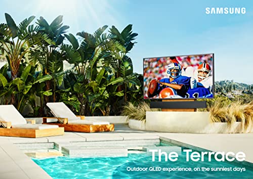 Image of SAMSUNG 75-Inch Class QLED 4K The Terrace Full Sun Outdoor, Direct Full Array 16x, Weather Resistant, Wide Viewing Angle, Anti-Glare Smart TV w / Alexa Built-In (QN75LST9TAFXZA, Model)