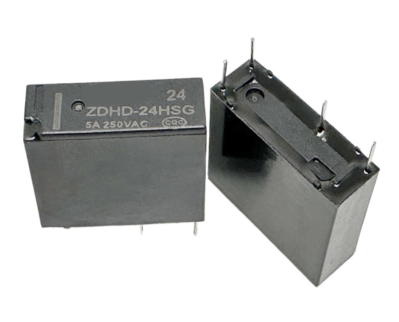 YZWRWRMKTB 1pc ZDHD-24HSG (46F1-Coil:24V-5A) Relay 4pins