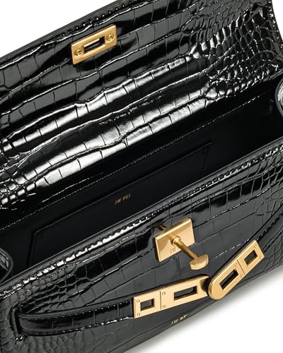 JW PEI Women's Noor Top Handle Bag - Black Croc