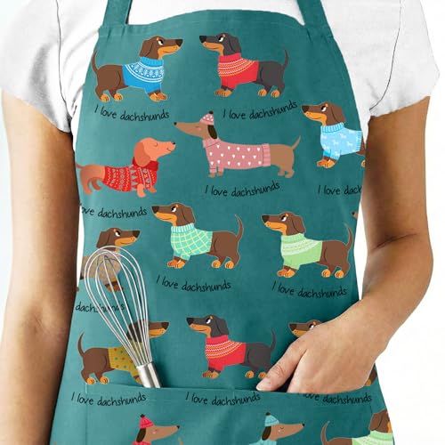 Dachshund Adjustable Neck Strap Apron