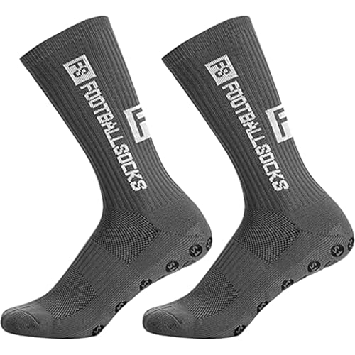 Image of Anti-Slip Sports Socks with Rubber Grip - High-Tech Breathable Cricket, Football, Yoga Socks for Men & Women | Athletic Socks for Gym, Running