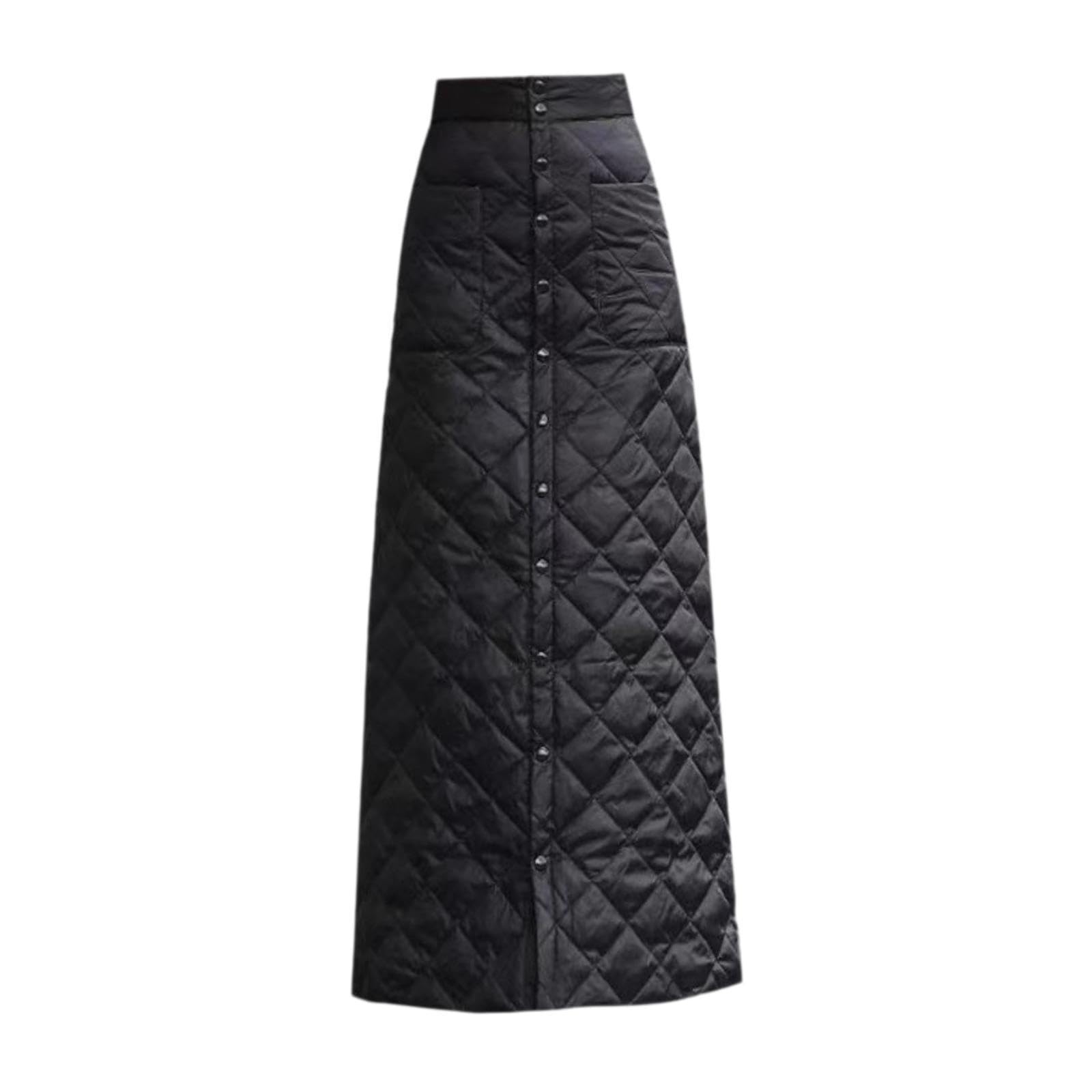 Women Down Skirt Soft Windproof High Waist for Dating Commuting Themed Party S-image-34