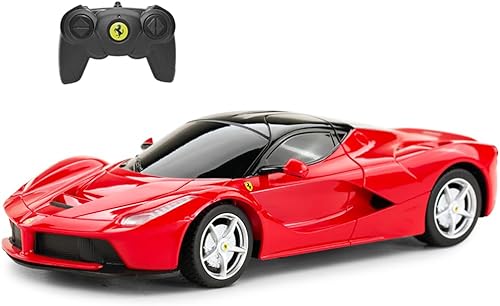 PowerTRC Ferrari LaFerrari con control remoto eléctrico con licencia de 2.4 GHz, radio a escala 124, súper deportivo, carreras, hobby, modelo de