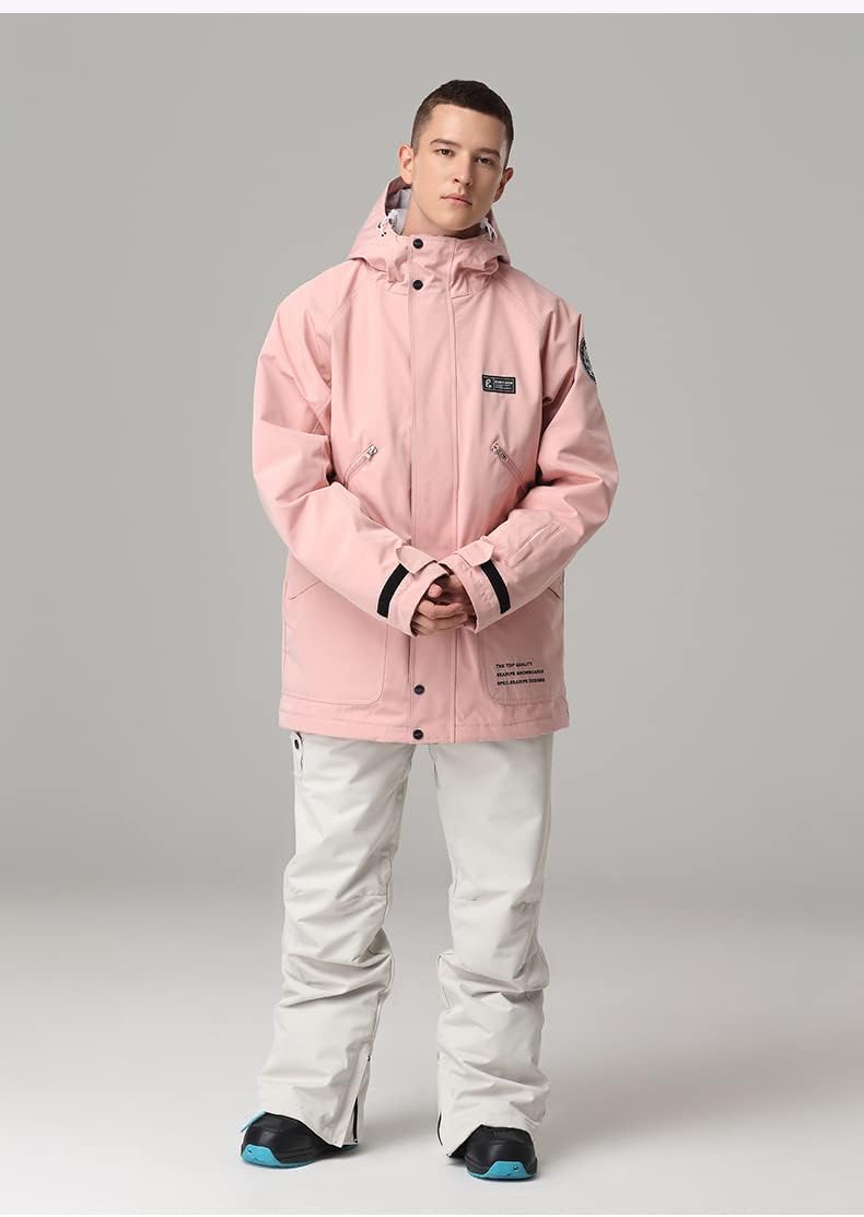 SEARIPE Womens Ski Jacket Mens Snow Jacket Waterproof Winter Snow Coat Couples Pullover Snowboard Hooded - Image 5
