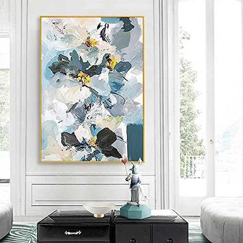 Art mural tissu non tissé 70x100cm pour rénover la déco d'un grand salon