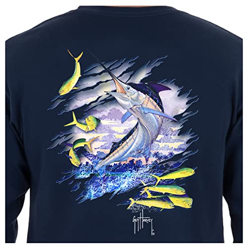Guy Harvey Men’s Offshore Fish Collection Long Sleeve T-Shirt3