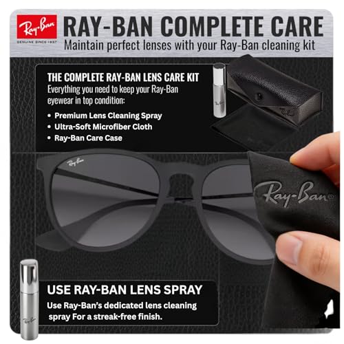 Image of Ray-Ban RB4171 ERIKA CLASSIC Phantos Shaped Sunglasses for Women with Official RAYBAN Eyewear Kit