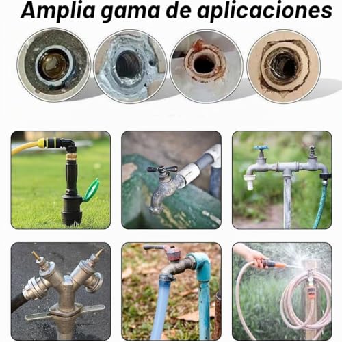 Miniatura 5 de Extractor De Tornillos De Doble Cabeza De 1 2 Y 3 4 Pulgadas Con Palo, Rosca Izquierda, Extractor De Tornillos De Tubo, Extractor De Pernos Para Limpieza De Tuberías, Mantenimiento De Machos