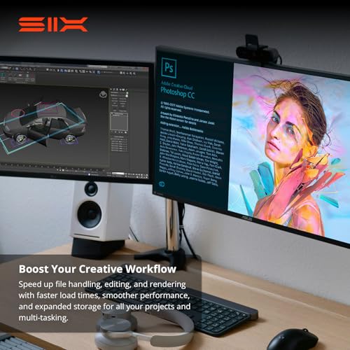 Image of SIX NVME M.2 SSD PCIe 4.0-2TB m.2 2280 ssd, Read UP to 7350MB /s 2TB for Gaming PS5 Memory Storage Expansion with Heatsink, Internal Solid State Hard Drive PCIe gen 4x4 Nvme for Laptop Desktop pc