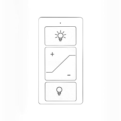Miniatura 5 de Nexete Interruptor remoto de luz, interruptor de atenuación mini control remoto (1 interruptor no incluye receptor)