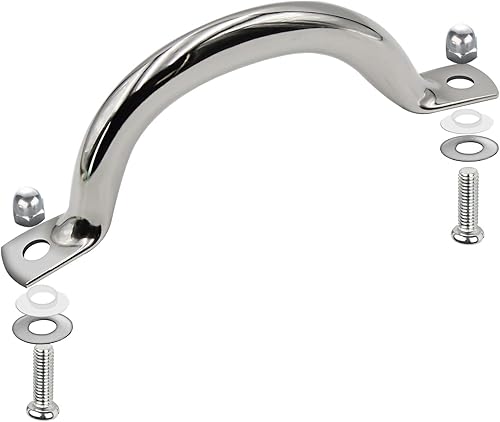 Kit de reemplazo de mango de tapa de olla de vidrio templado para manijas de acero inoxidable - 4.33 pulgadas de diámetro del agujero