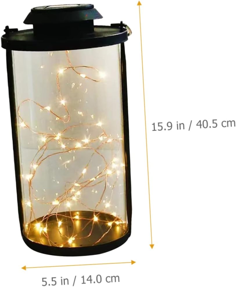 Outdoor Solar Lantern Light Decorative Led Copper Wire String Lights for Garden Patio and Camping and Cozy Atmosphere for Outdoor Activities