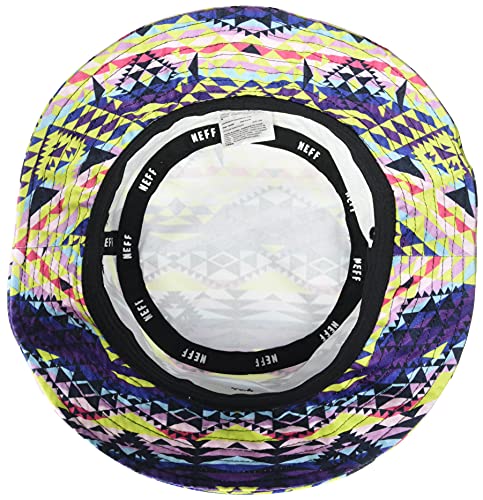 Neff Men's Bucket Hat, Geo Purple, One Size #TOP2