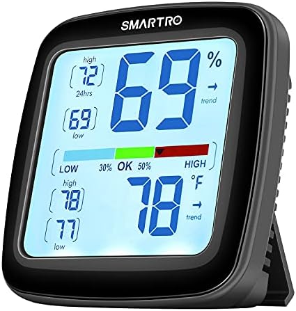 SMARTRO SC42 Professional Digital Hygrometer Indoor Thermometer Room Humidity Gauge Pro Accuracy Calibration