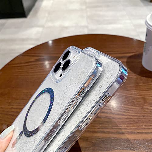 Coque transparente iPhone 11 anti-rayures à paillettes laser de luxe - 4