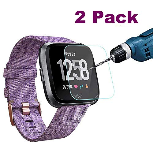 Fitbit Versa & Versa Lite (Not for Versa 2) Screen Protector, [2 Pack]