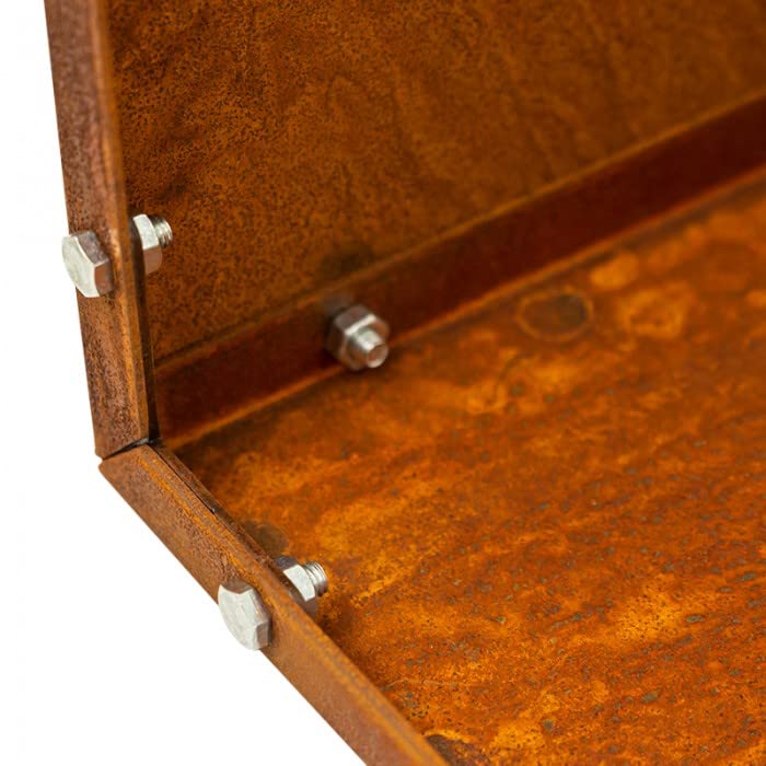 Grindi - Kaminholzregal Kaminholzständer Brennholzregal Holzaufbewahrung - Fusta, 80x30x160 - Holzkorb für Kaminholz & Holzlager, Holzunterstand für innen und außen