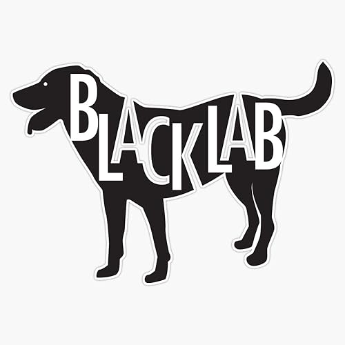 Magnet Black Lab Vinyl Waterproof Magnetic Sticker Vinyl Waterproof Magnet Decal Car 5"