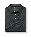 SWISSWELL Mens Golf Shirt Short Sleeve Moisture Wicking Print Polo Shirts for Men Performance Summer Tshirt Black L