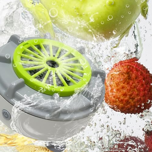 Seattleget Efficient Portable Fruit And Vegetable Washers, Ultrasonic Vegetable Cleaner, Portable Rechargeable Automatic Vegetable Washing Machine, Suitable for Washing Fruits, Vegetables (White) - Image 4