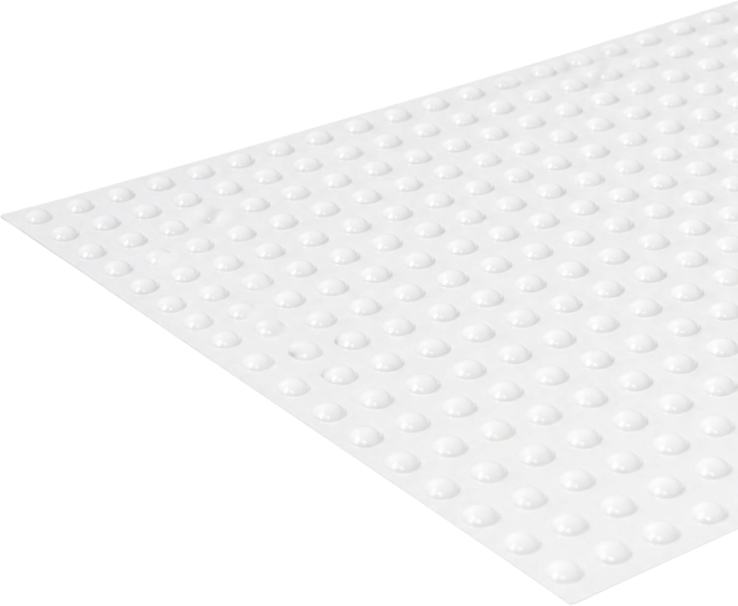 Bumper Specialties Self-Adhesive Protective Cushion Pads 0.250" x 0.062" (6.4mm x 1.6mm) Black Hemispherical Polyurethane Bumpers for Surface Cushioning & Noise Dampening, 578 Pieces per Sheet, BS40