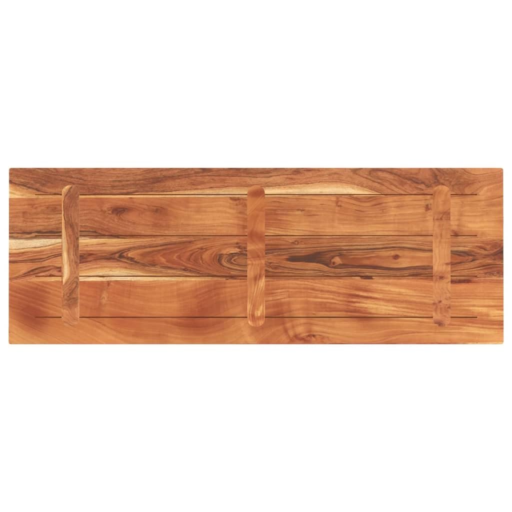vidaXL Piano Tavolo 140x50x3,8 cm Rettangolare Legno Massello Acacia, piano per tavolo rettangolare, piano tavolo in legno, piano per tavolo da pranzo