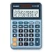 Produktbild CASIO Tischrechner MS-120EM, 12-stellig, Währungsumrechnung, Cost/Sell/Margin, Aluminiumfront, Solar-/Batteriebetrieb