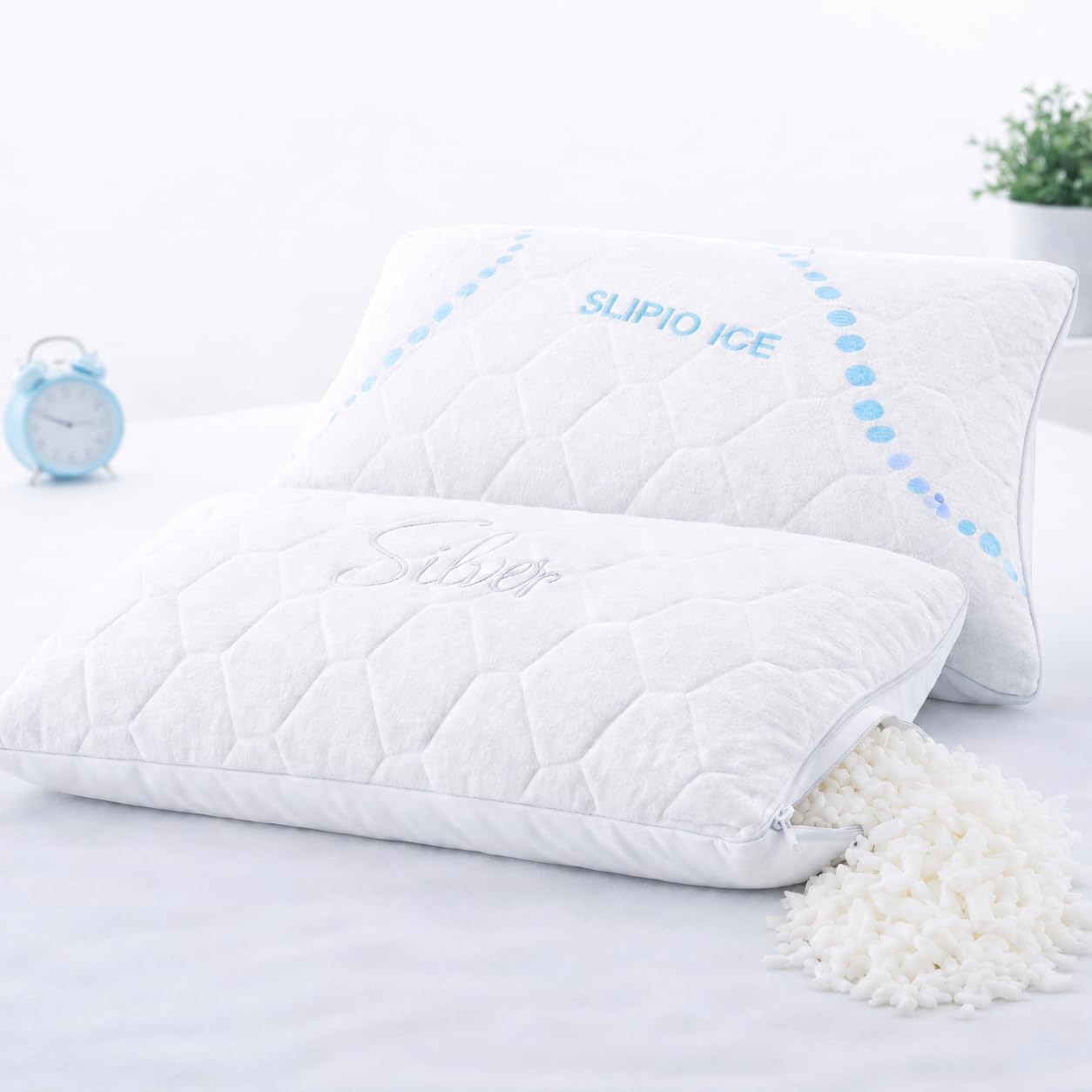 Cuscino in memory foam (1, Silver Ice, 50 x 70 cm)