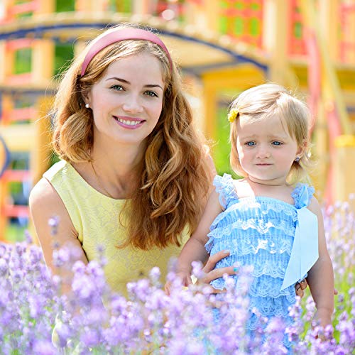 8 Pieces Satin Headbands 1 Inch Wide Women Hair Bands Anti Slip Ribbon Head Band Girls Diy Hair Accessories #TOP6