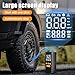 Tire Inflator Portable Air Compressor - Cordless Air Pump for Car Tires - 150PSI &10000 mAh Battery Portable Tire Inflator for Car with Pressure Gauge, Motorcycle, Ball, Mini Tire Pump for Bike