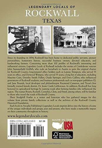 Legendary Locals of Rockwall – vue 2