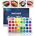 Beauty Glazed Eyeshadow Palette Metallic Eye Shadow Matte Makeup Pallettes Sets Color Fusion Palette Rainbow and Shimmer Pigmention Easy to Blend Make Up Pallet 39 Color