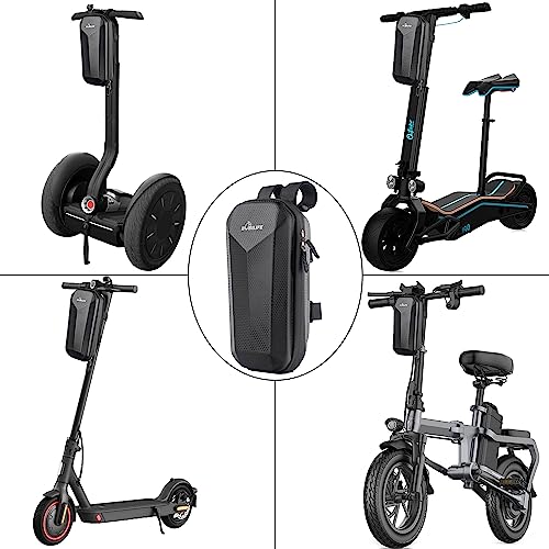 BOBILIFE Bike and Scooter Handlebar Bag - Front Bar Hanging Bag Waterproof EVA Hard Shell Storage Bag Compatible with All Kinds of Scooters, Mountain Bikes, Road Bikes, E-Bikes, Motorcycles - Image 3