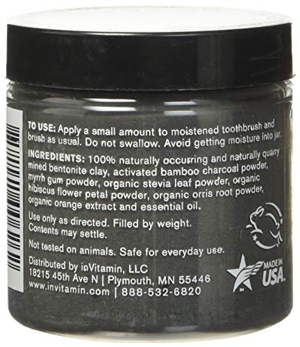 Image of Natural Whitening Activated Charcoal Powder for Teeth and Gums (Citrus) 2.75 oz