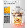 Bear NutriEase AllStage Stainless Steel Baby Food Maker Steamer and Blender, Truly OneStep Baby Food Processor Puree Maker Grinder Mills, Auto Cooking&Grinding for Healthy Homemade Baby Food, BPA-Free