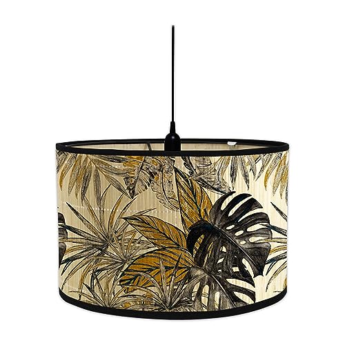 Fansu Pantalla De Lámpara Marrón Vintage