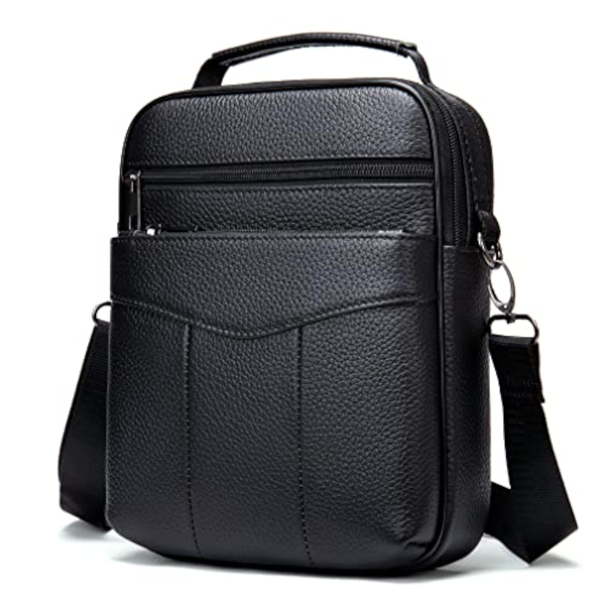 Small Leather Sling Shoulder Bag, Compact Design