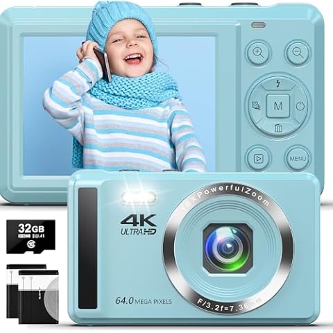 SINEXE 4K 64MP Mini Digital Camera Cover