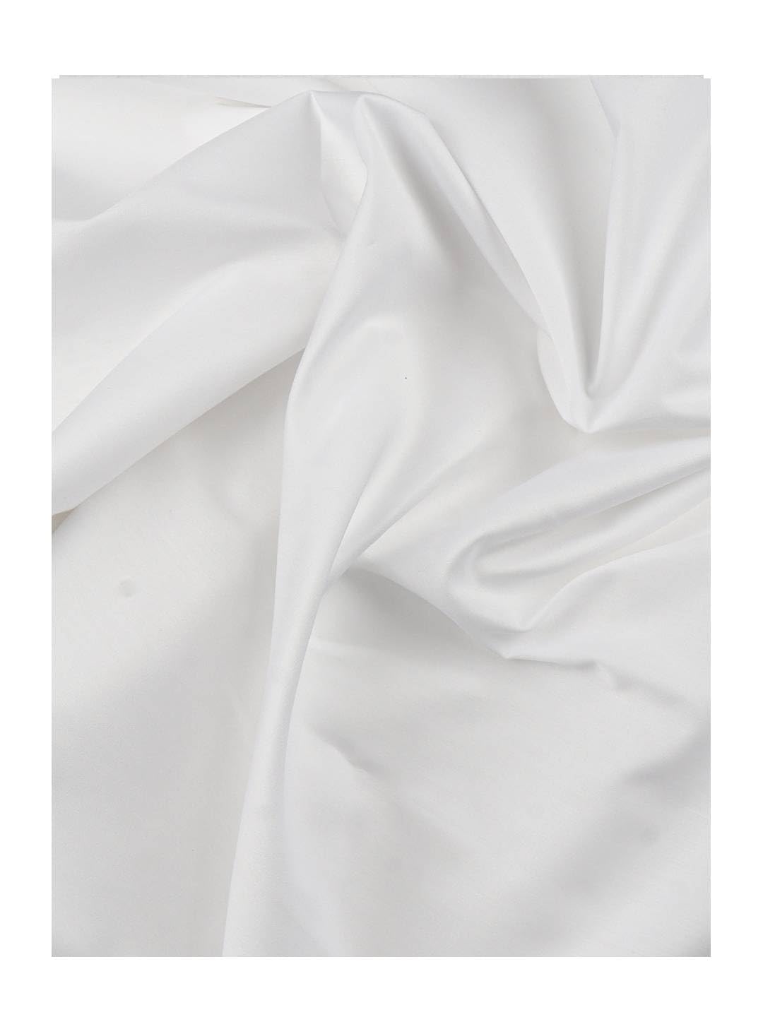 RAMRAJ COTTON Premium Shirting Fabric|Classic Plain Pattern| Super Stretch Shirting| 147x160 cm| Breathable Comfort (White|100% Cotton)-image-42