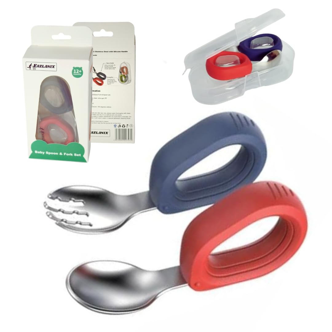 Baby Spoon and Fork Round Grip