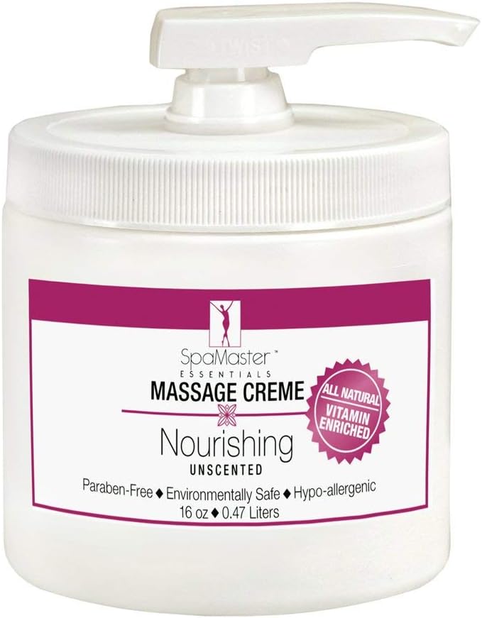 Master Massage Spamaster Unscented 16 Oz Massage Cream