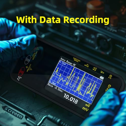 Bside Kit Multimetro Digitale Rilevatore Di Tensione, S500 Multimetro Grafico 20000 Contatori & AVX1 Penna Cercafase, Tester Elettricista Di Corrente Tensione Millivolt Capacità Diodo Temperatura - 3