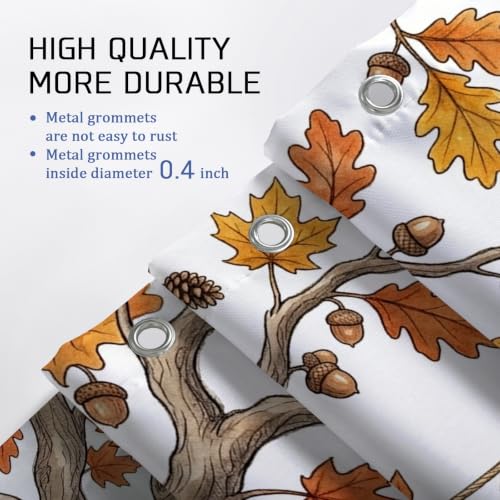 Rideau de douche fantôme polyester imperméable pour éviter les fuites - 6