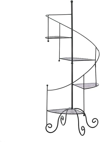 Soporte de planta de escaparate espiral