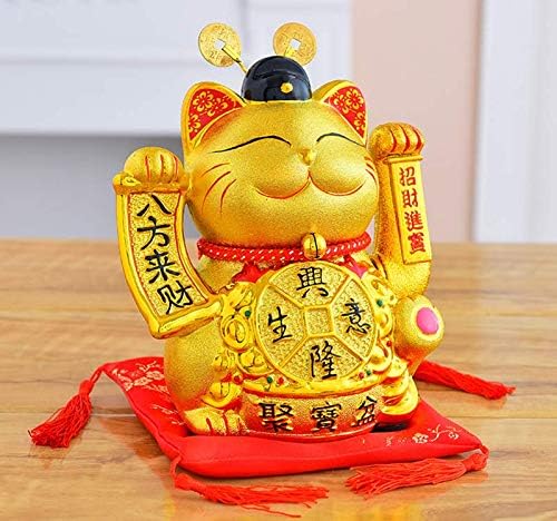 Miniatura 2 de Gato de suerte de gato de la suerte de la suerte de 10.0in, gato grande de la suerte que agita la suerte, gato de bienvenida, buena suerte chino